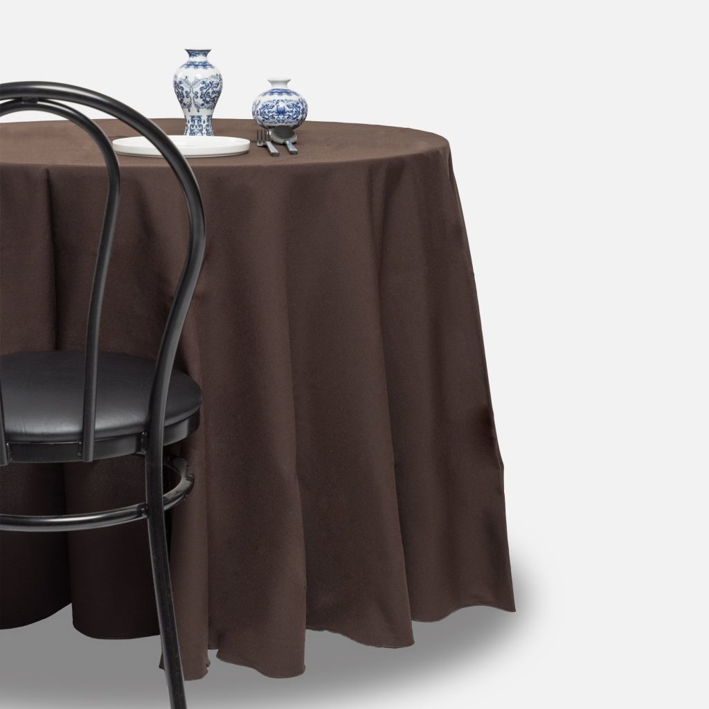 Nappe Coffre Brun Chocolat Foncé - Polyester