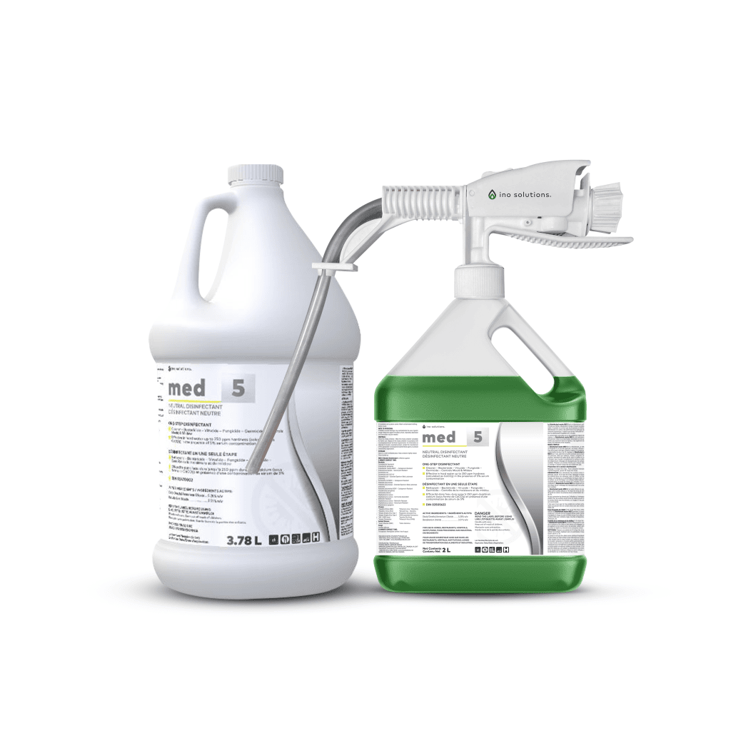MED 5 désinfectant neutre concentré pour surfaces dures, 18,9 L