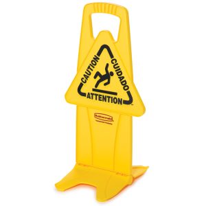 Panneau de sécurité stable.