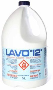 Lavo 12, javellisant, hypochlorite de sodium 12 %