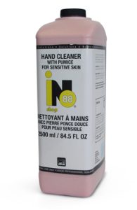 Nettoyant à mains à la pierre ponce pour peau sensible