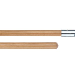 Manche pour vadrouille sèche en bois (système à vis)
