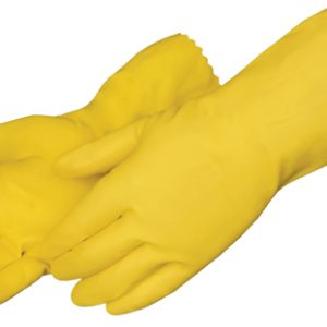 Gants en caoutchouc jaunes, extra grand