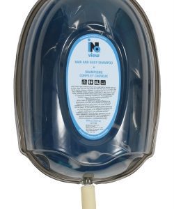 Shampooing cheveux et corps avec revitalisant.