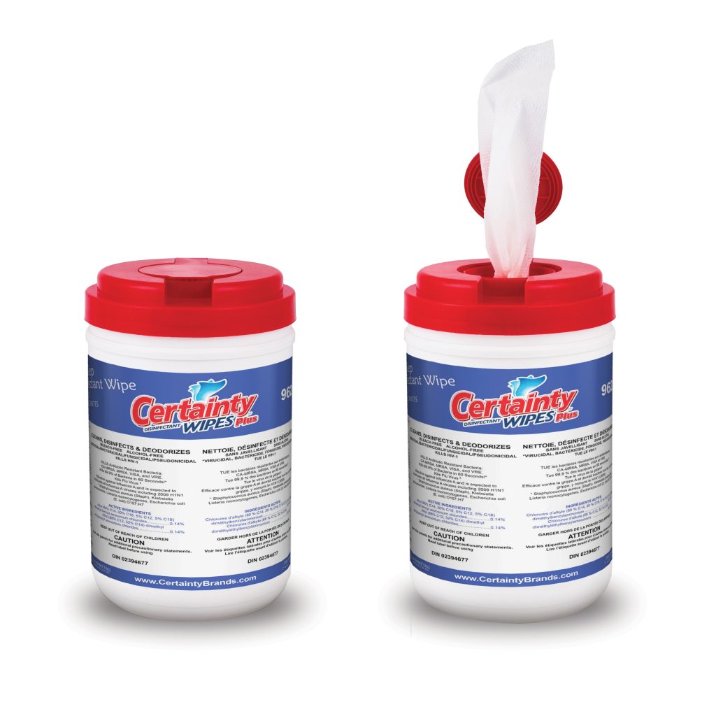 Certainty lingettes de nettoyage