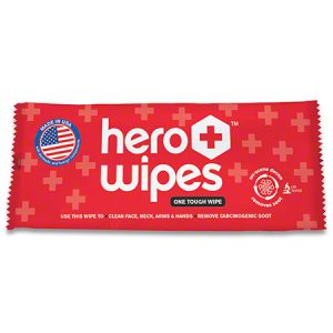 Lingettes de nettoyage suie cancérigène, sachet individuel