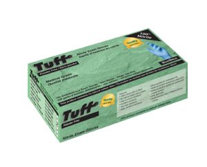 Gants de nitrile (sans poudre) - Large