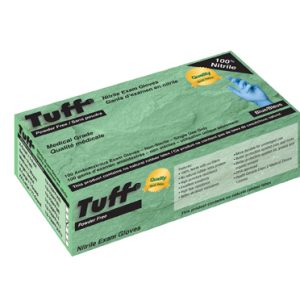 Gants de nitrile (sans poudre) - Large