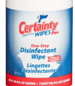 Lingettes désinfectantes pour surfaces dures
