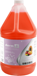 DERM 8 savon à mains moussant, parfum mangue et papaye