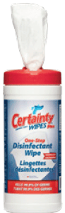 Certainty lingettes de nettoyage