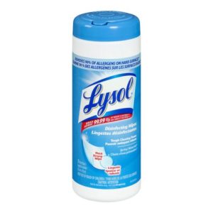 Lysol lingettes désinfectantes