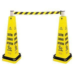 Barricades conique au sol