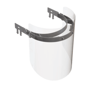 Visière pour casque de construction