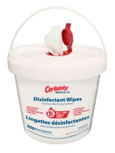 Certainty lingettes désinfectantes médicales TB