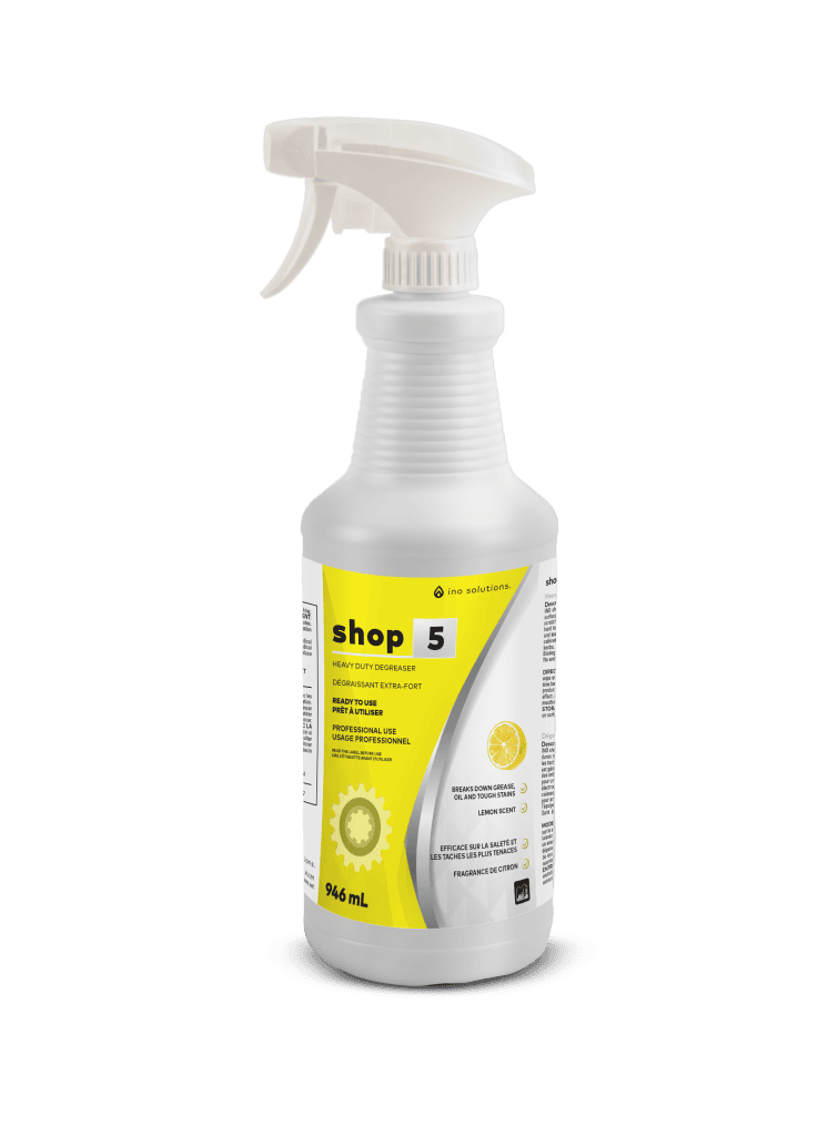SHOP 5 dégraissant industriel, parfum citron, prêt à l'emploi