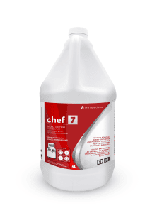 CHEF 7 nettoyant Elite à plaque et friteuse concentré