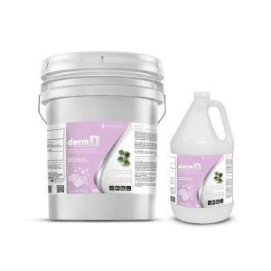 DERM 1 savon à mains antibactérien, parfum tilleul