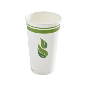 Gobelet à boisson chaude doublé de PLA compostable, 16 oz