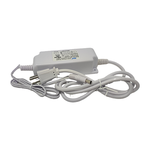 Alimentation 120V CA vers 12V CC 5A, 60 watts, fiche CC 5,5x2,5mm et 5,5x2,1mm, (cUL, Classe 2)