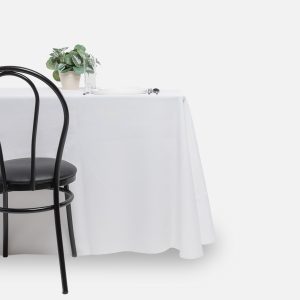 Fitted tablecloth, Ivory - Polyester
