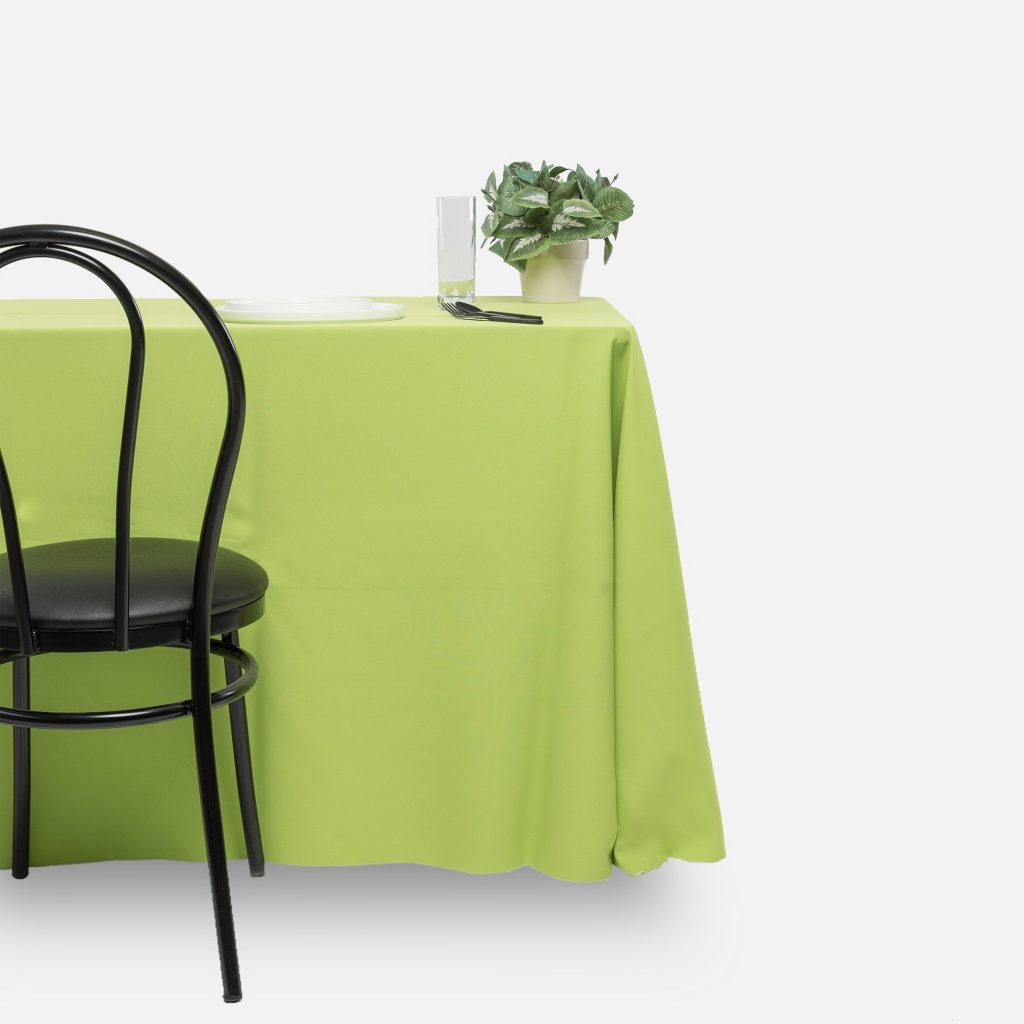 Fitted tablecloth, Lime Green - Polyester