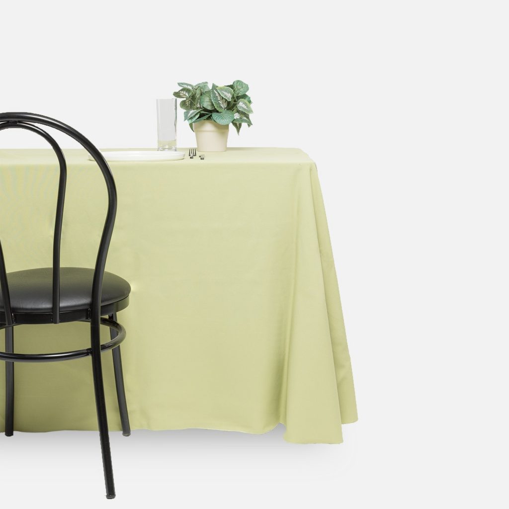 Fitted tablecloth, Avocado - Polyester