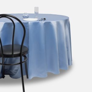 Fitted tablecloth, Dior Blue - Peau de soie