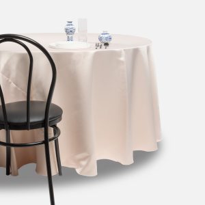 Fitted tablecloth, Blush - Peau de soie