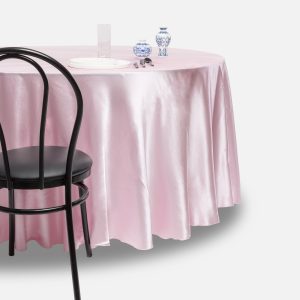 Fitted tablecloth, Rose - Satin
