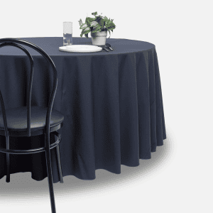 Fitted tablecloth, Dark Navy - Polyester