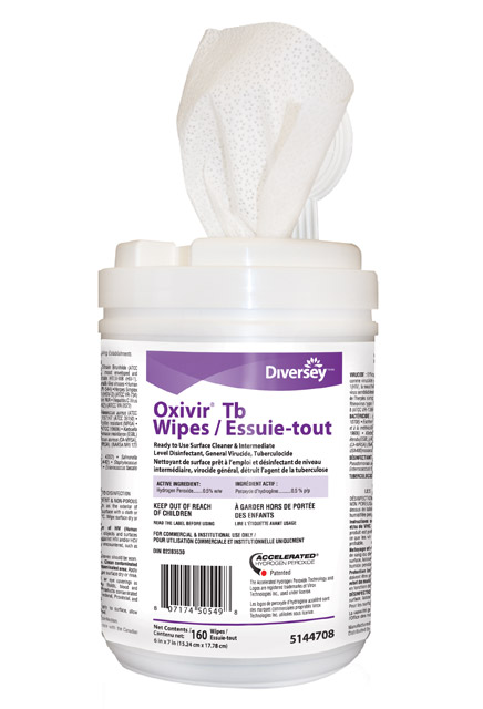 Oxivir TB, lingettes désinfectantes