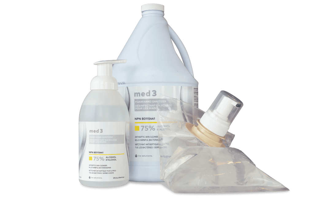 MED 3 foaming hand sanitizer, UFC grade, fragrance-free
