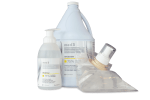 MED 3 foaming hand sanitizer, UFC grade, fragrance-free