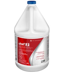 CHEF 3 concentrated disinfectant and sanitizer