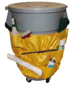 Replacement bag for X-frame commercial laundry/mail cart