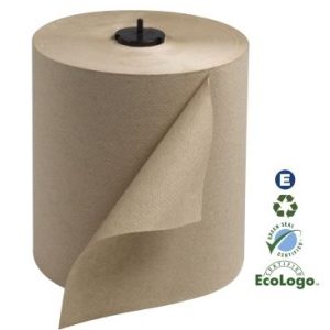 Paper hand towel rolls, natural, 6 x 700 ft