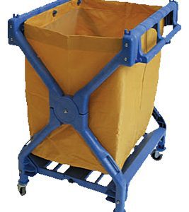 X-frame folding cart, blue