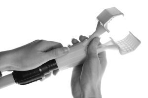 Aluminum wet mop handle