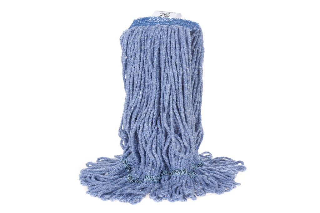 Durability wet mop (cotton & synthetic / banded / looped ends)