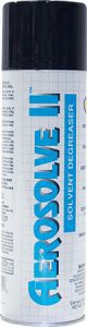 Safe solvent degreaser aerosol