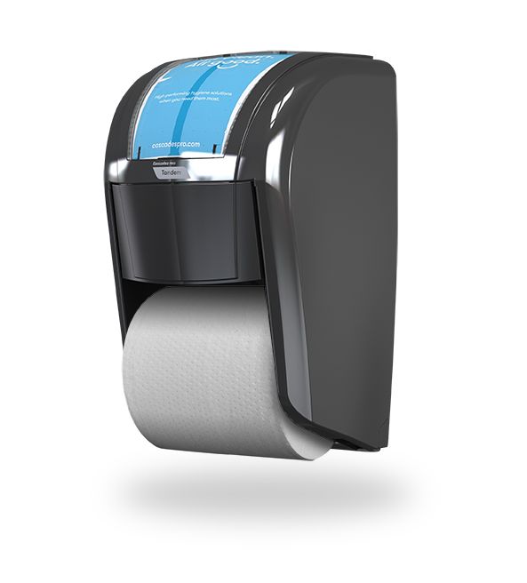 Distributeur de papier hygiénique haute capacité X2, rouleau double