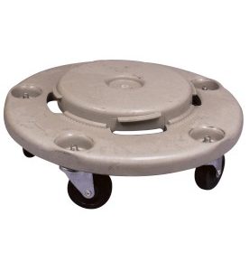 Dolly for round waste container