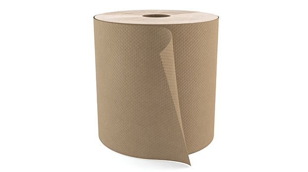 Essuie-mains en papier, naturel, 1 pli