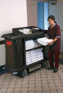 Hotel housekeeping cart