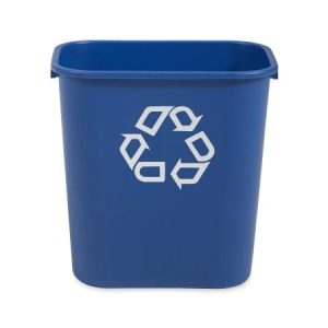 Office recycling wastebasket