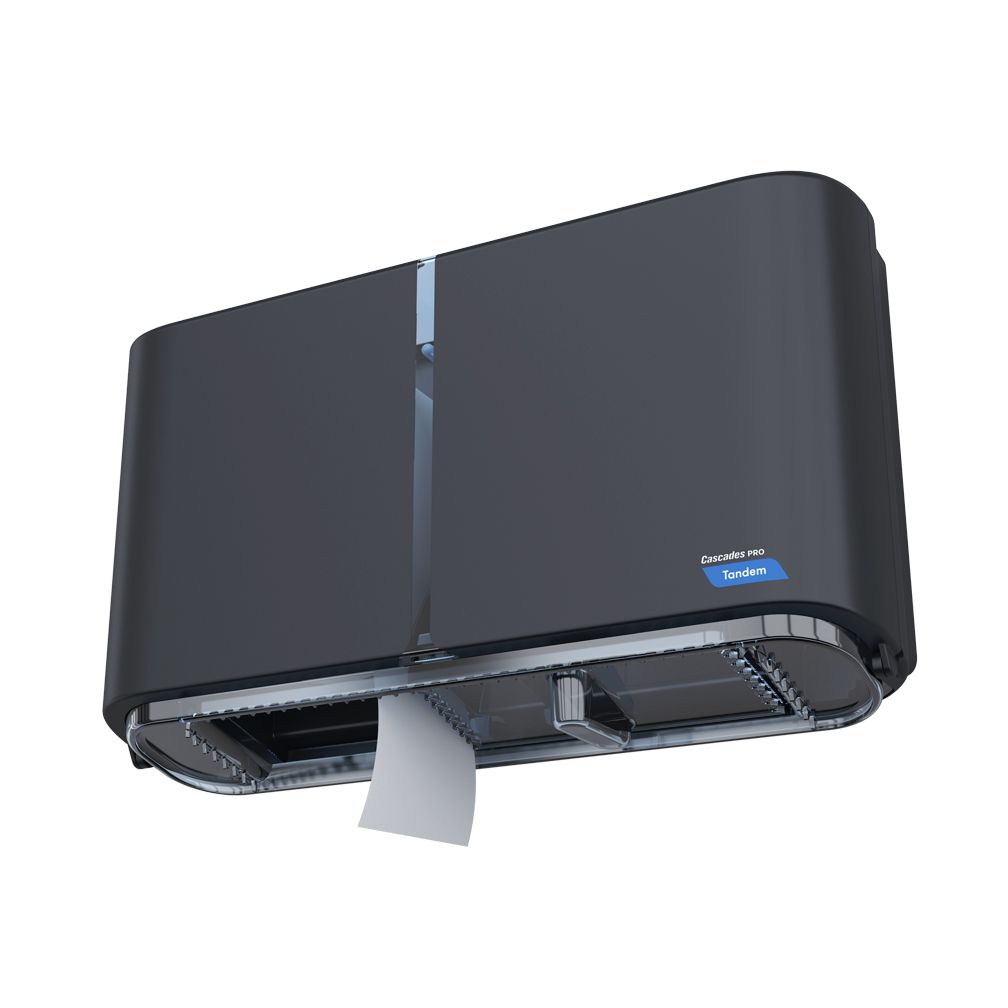 Cascades PRO Tandem distributeur de papier hygiénique jumbo, rouleau double
