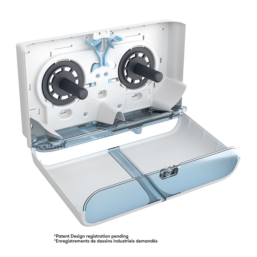 Cascades PRO Tandem distributeur de papier hygiénique jumbo, rouleau double