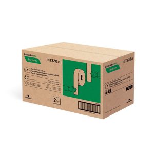 Jumbo roll toilet paper, 2-ply, white, for Tandem