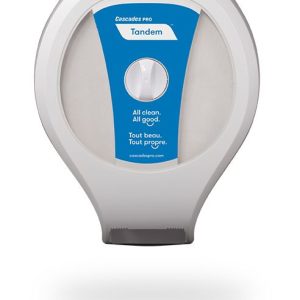 Jumbo toilet paper dispenser, single roll